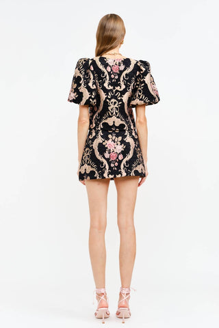 Alorah Puff Sleeve Tie Top