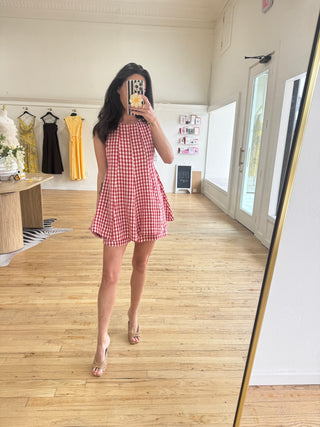 Josie Romper in Red