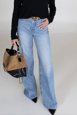 Lana Pistola High Rise Ultra Wide Leg - Break