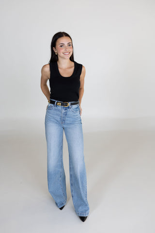 Lana Pistola High Rise Ultra Wide Leg - Break