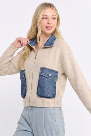 Whitney Knit Sweater Jacket