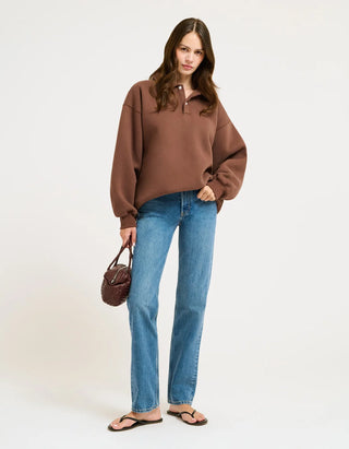 Airport Sweatshirt in Chocolate