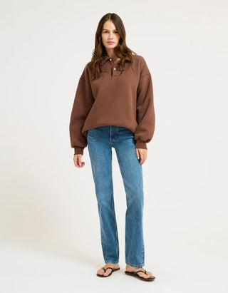 Airport Sweatshirt in Chocolate