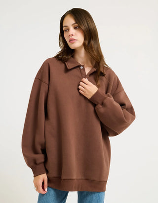 Airport Sweatshirt in Chocolate