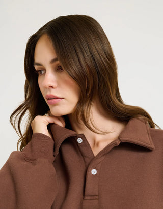 Airport Sweatshirt in Chocolate