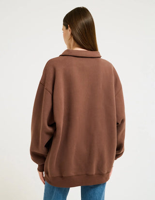 Airport Sweatshirt in Chocolate