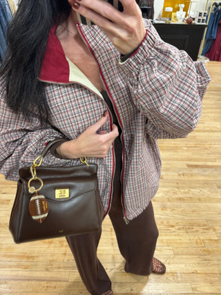 Tobi Reversible Plaid Jacket