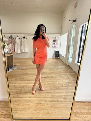 Cecily Draped Midi Dress