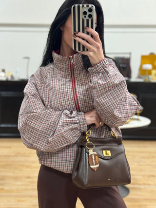 Tobi Reversible Plaid Jacket