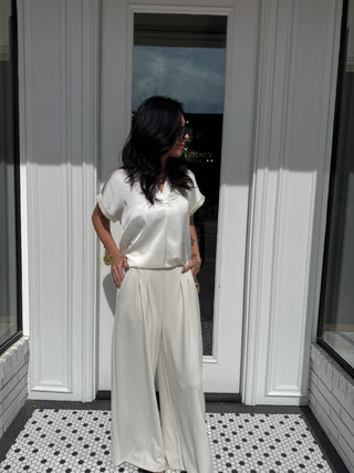 Sarah Blouse in Ivory