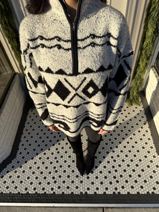 TANNER OVERSIZED QUARTER ZIP-Sweaters-option1]-Fashion Pharmacy Boutique-Ada Oklahoma Clothing Store for Women