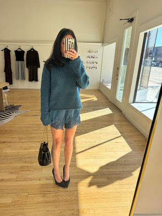 Lacey Short in Teal