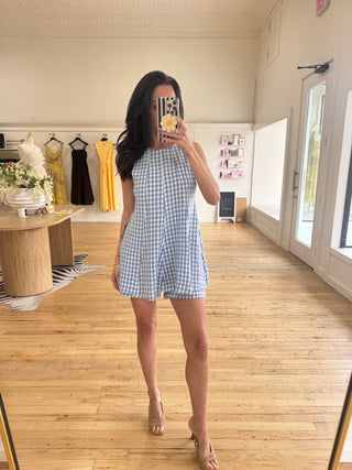Josie Romper in Blue