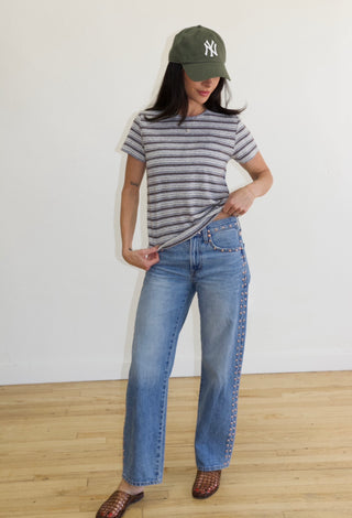 90's Stripe Jersey Tee