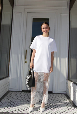 Sloane T-Shirt Lace Dress