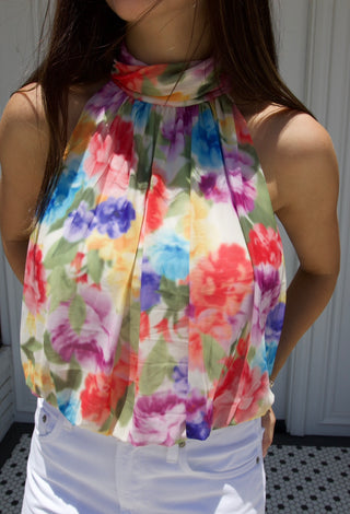 Watercolor Halter Top