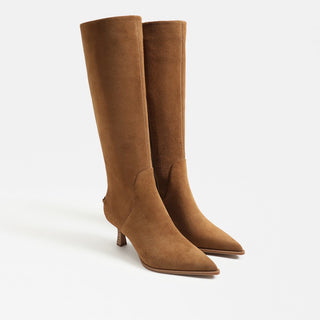 The Yulia Tan Suede Boot