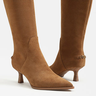 The Yulia Tan Suede Boot