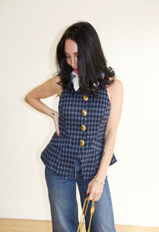 Mabel Collared Tailored Vest
