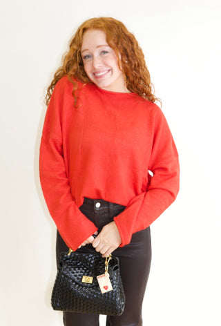 Meadow Sweater in Red