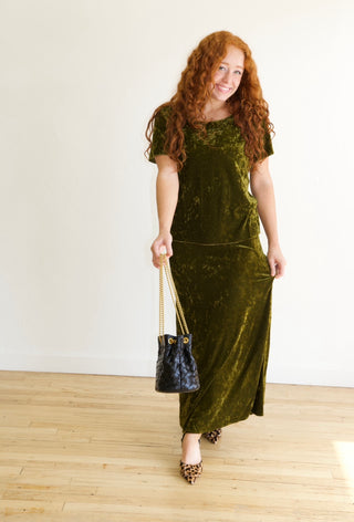 CC Velvet Skirt