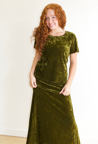 CC Velvet Skirt