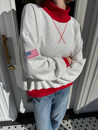 All American Girl Mock Neck