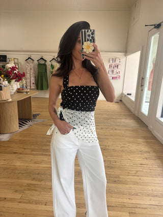 The Marilyn Polka Dot Top