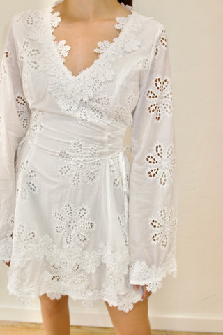 Florence Mini Dress in White