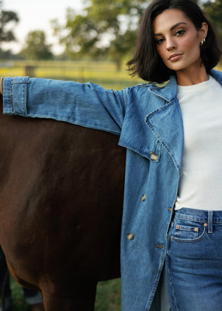 Ultimate Denim Trench Coat