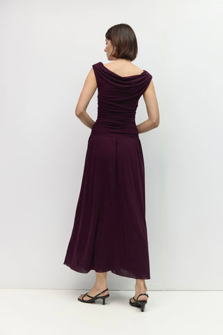 Jacklynn Dress in Plum