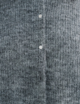 Newport Cardigan in Heather  Grey