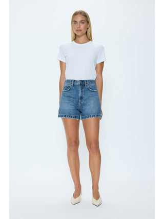 Saige High Rise Short in Wishbone