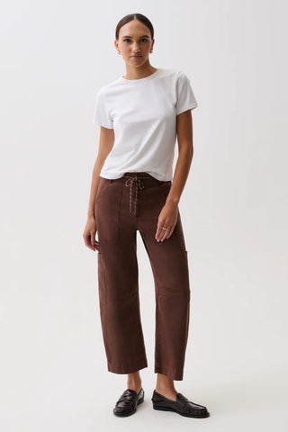 Pistola Sabrina Curved Utility Pants in Espresso