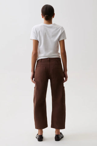 Pistola Sabrina Curved Utility Pants in Espresso