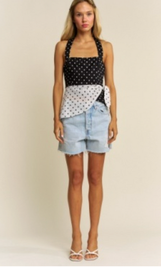 The Marilyn Polka Dot Top