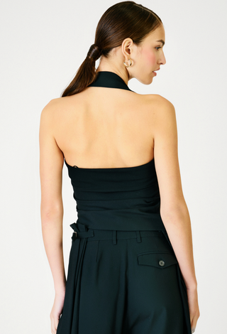 Sienna Black Halter Top