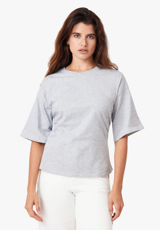 The Elevated Tee in Gray