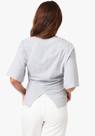 The Elevated Tee in Gray