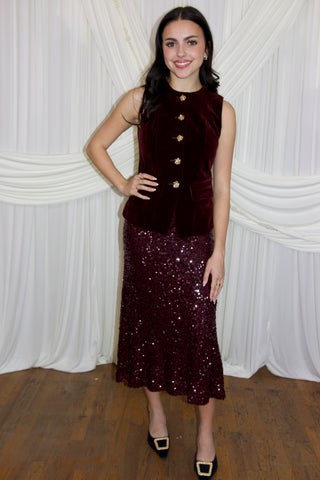 Aubrey Sequin Midi Skirt-Bottoms-option1]-Fashion Pharmacy Boutique-Ada Oklahoma Clothing Store for Women