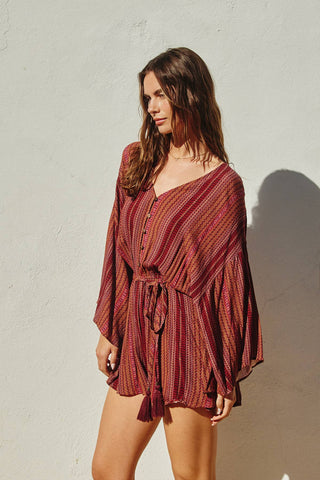 Athens Button-Up Romper