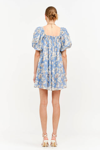 Sofie the Label - Maddy Blue Floral Dress-option1]-Fashion Pharmacy Boutique-Ada Oklahoma Clothing Store for Women
