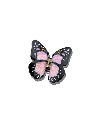 Hand-painted Monarch Butterfly Claw Hair Clip