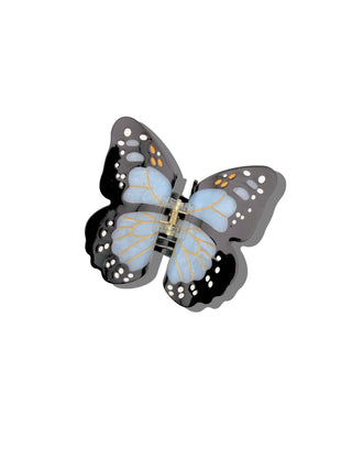 Hand-painted Monarch Butterfly Claw Hair Clip