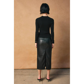 The Winona Leather Pencil Skirt