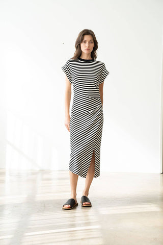 Veronica Striped Casual Dress