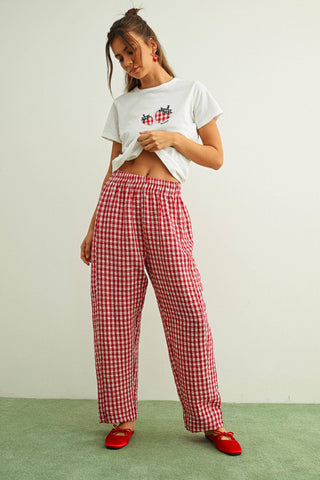 Becky Gingham Pant