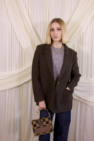 The Emily Houndstooth Blazer-Tops-option1]-Fashion Pharmacy Boutique-Ada Oklahoma Clothing Store for Women