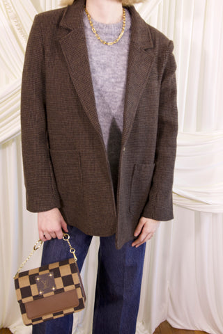 The Emily Houndstooth Blazer-Tops-option1]-Fashion Pharmacy Boutique-Ada Oklahoma Clothing Store for Women