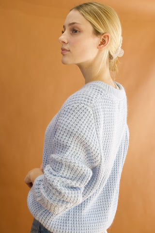 Andi Powder Blue Knit Sweater